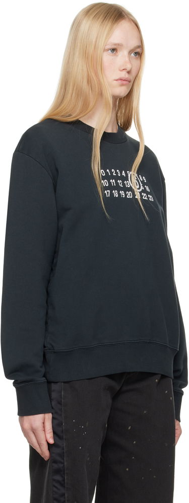 Villapaita Maison Margiela MM6 Maison Margiela Numeric Sweatshirt Vihreä | SH2GU0021 M25004, 4