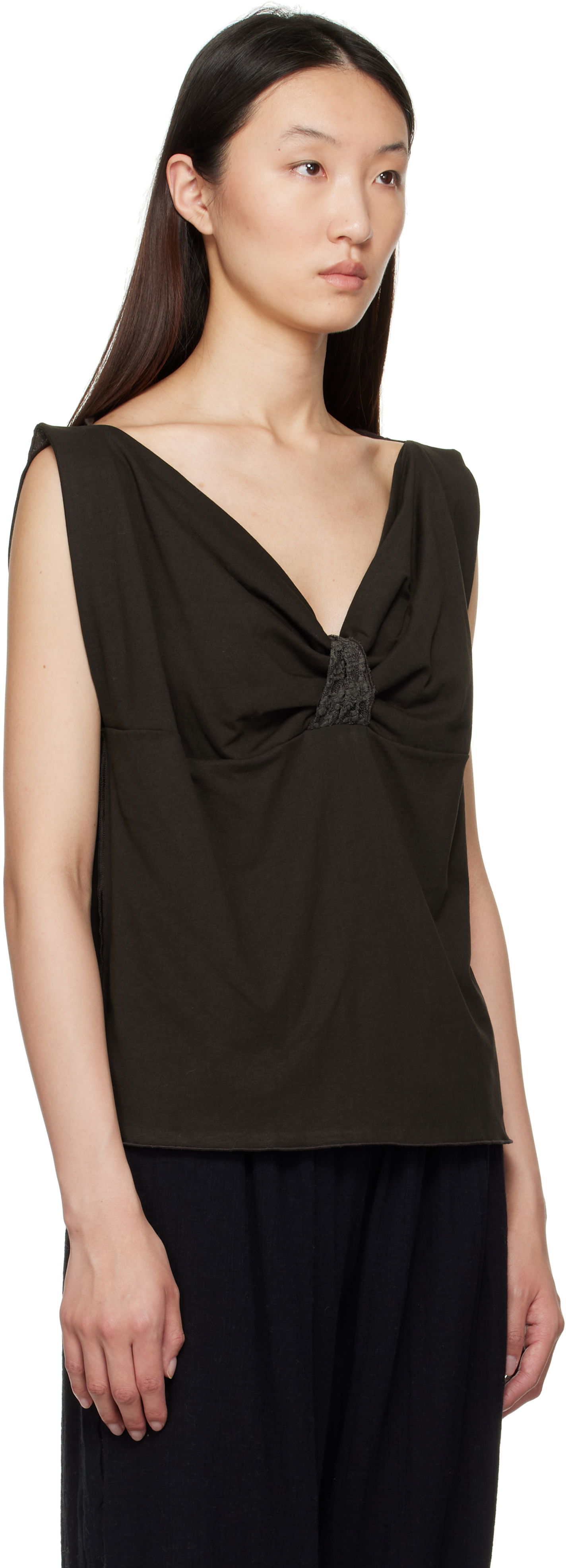 Tankkitoppi Baserange Baserange Arin Sleeveless Top Musta | TOART-RC-SU25, 1
