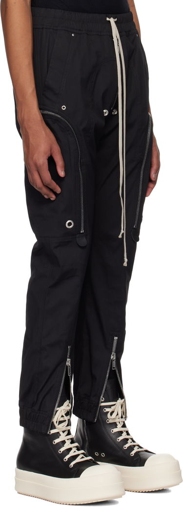 Cargo housut Rick Owens Rick Owens Hollywood Bauhaus Cargo Pants Musta | RU01E5377 TE, 1