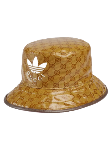 Hattu Gucci adidas x Bucket Hat Ruskea | 696484 4HAP2 7164