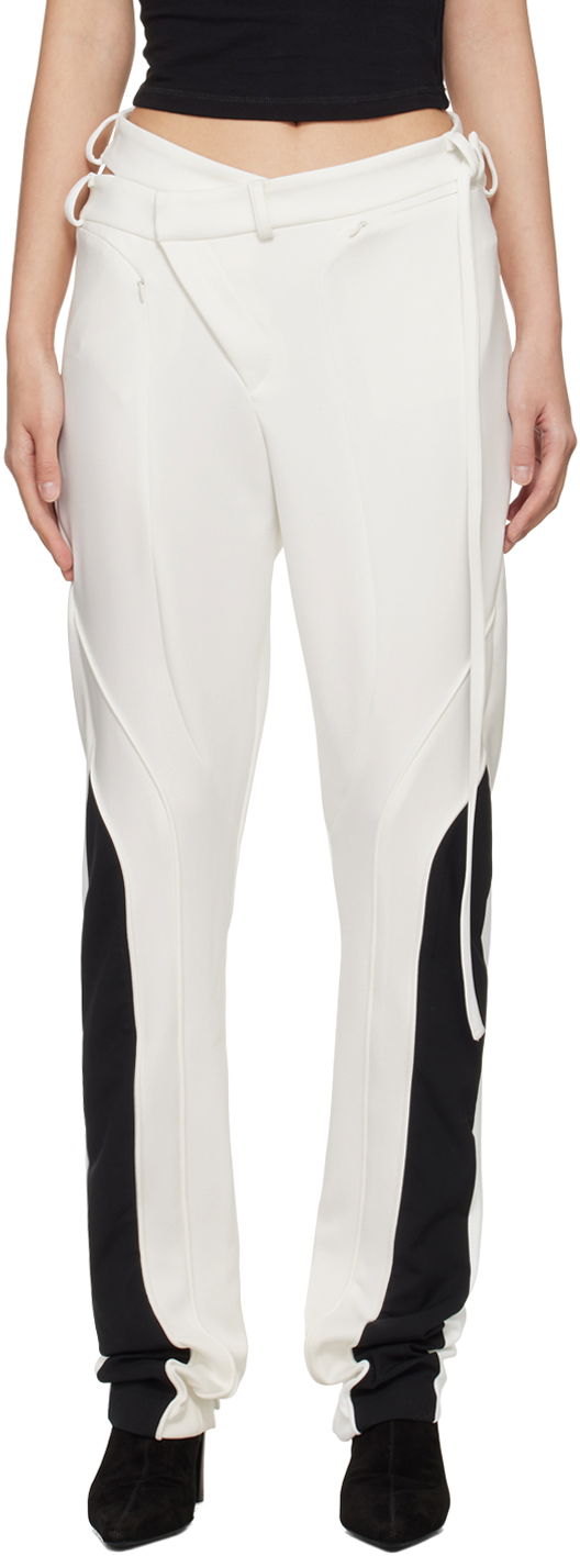 Housut Ottolinger Ottolinger Asymmetric Trousers Valkoinen | 2303503