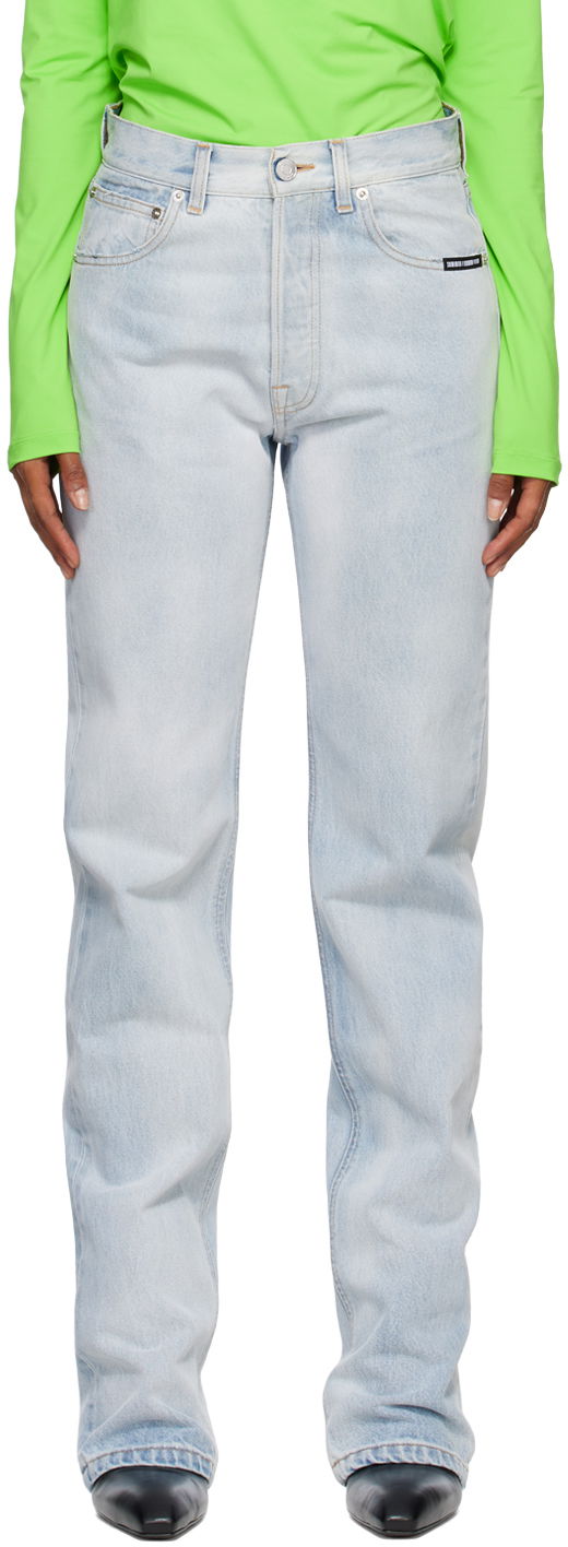 Jeans VETEMENTS VTMNTS Patch Jeans Sininen | VL14PA360N