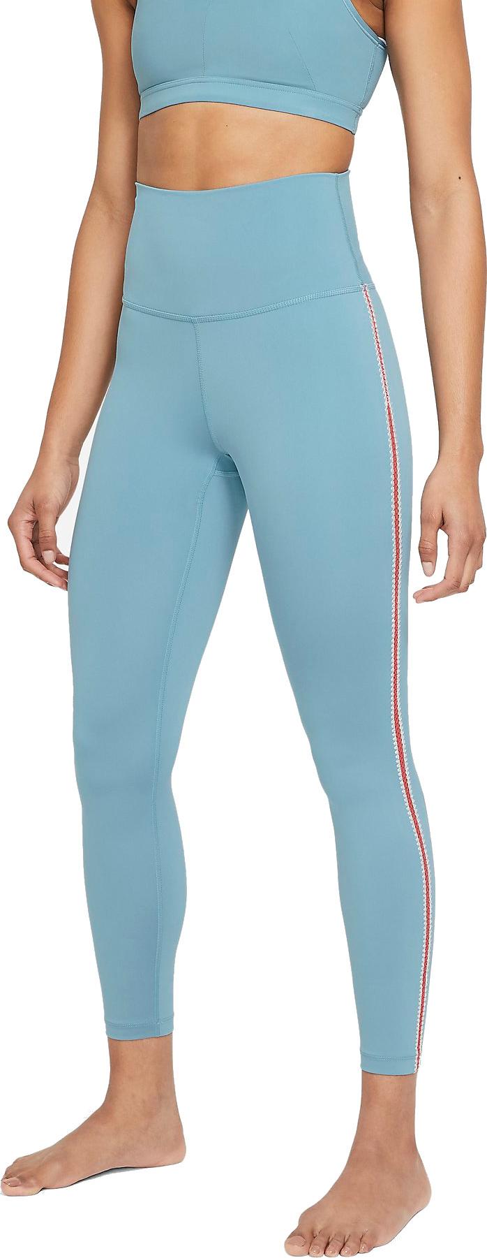 Leggingsit Nike Nike NY Crochet 7/8 Tight Leggings Sininen | da1037-424