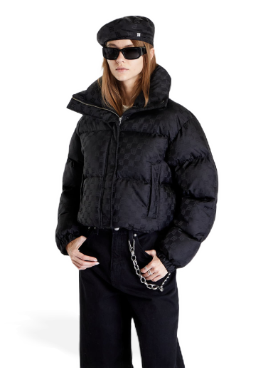 Puffer takki MISBHV Monogram Nylon Puffer Musta | 3121W414