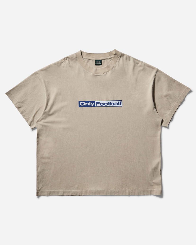 T-paita Umbro Only Football T-Shirt Beige | UBMW0282JY80 WTH0002