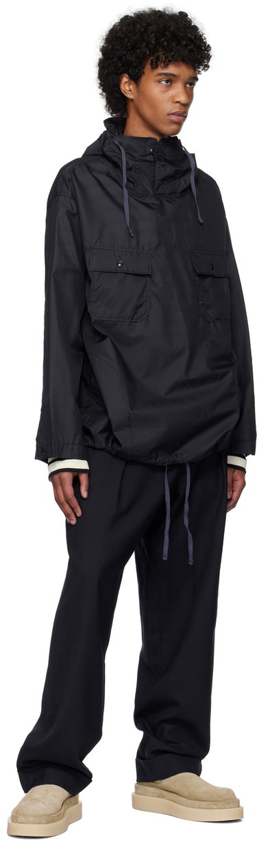 Tuulitakki Engineered Garments Engineered Garments Cagoule Anorak Musta | 25S1A010, 3