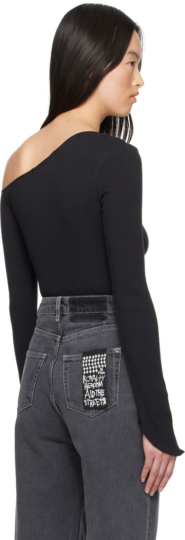 Villapaita Ksubi Ksubi Blessings One Shoulder Ribbed Top Musta | WSP25FT011, 2