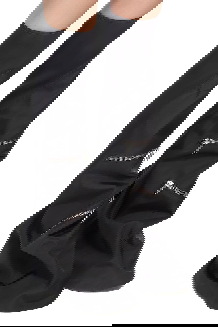 Tennarit ja kengät Rick Owens Rick Owens DRKSHDW Cargo Fetish Flat Heel Boots Musta | DS02E7816.NCV, 1