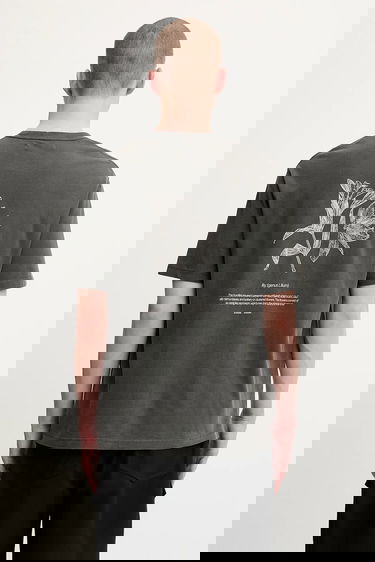 T-paita Samsoe Samsoe Samsoe Samsoe SALILIUM Graphic T-Shirt Harmaa | U25200009, 2