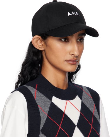 Korkki A.P.C. A.P.C. Charlie Baseball Cap Musta | COZZS-M24069, 1
