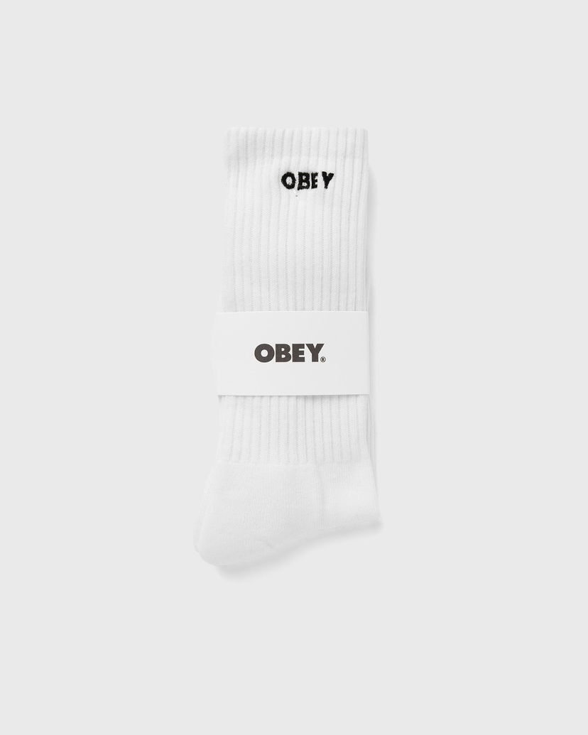 Sukat OBEY Bold Socks Valkoinen | 100260144-WHT