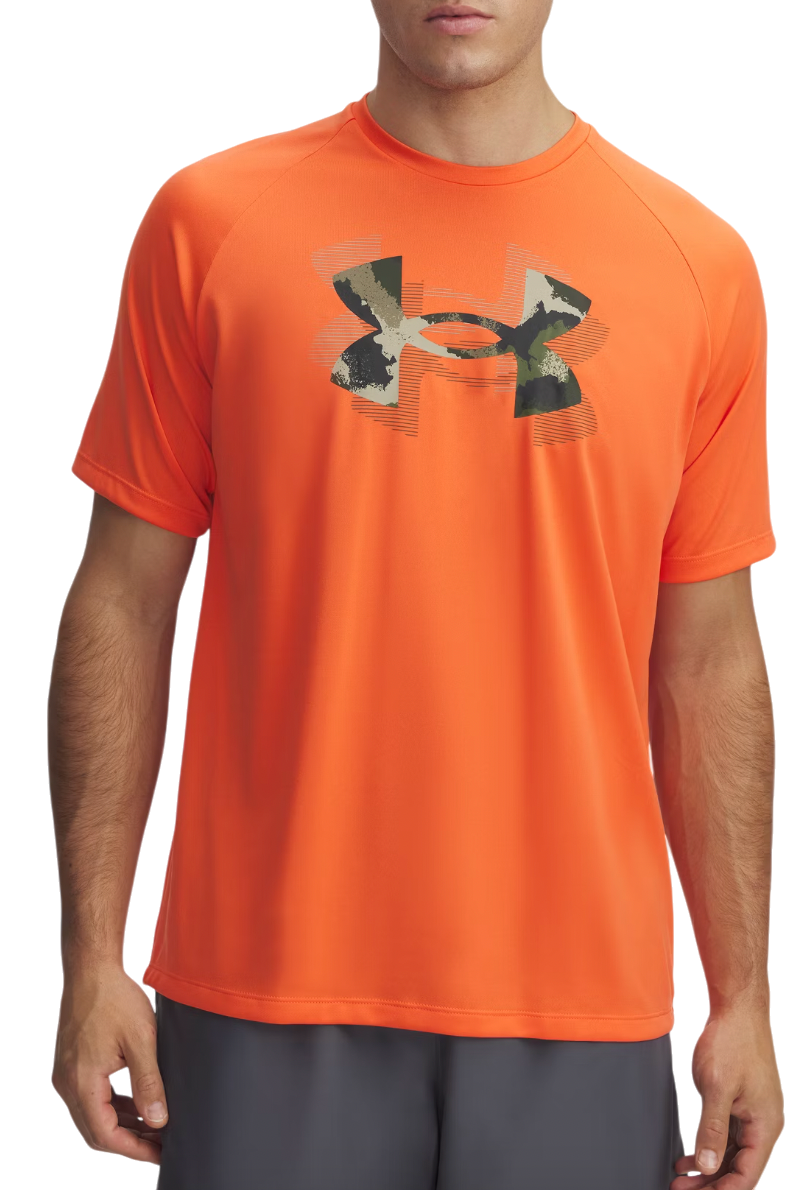 T-paita Under Armour Under Armour Tech Print Fill Short Sleeve T-Shirt Oranssi | 1390208-847