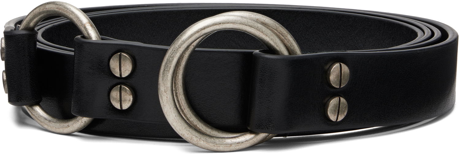 Vyöt Ann Demeulemeester Ann Demeulemeester Marek Leather Belt Musta | B0012950-LT167-099, 0