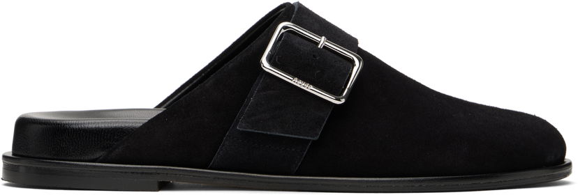 Tennarit ja kengät Aeyde Finja Suede Slip-On Loafers Musta | A11-FL-FAER08FL154-SS25-800-022