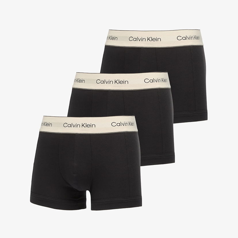 Sukat CALVIN KLEIN Heritage Cotton Stretch Trunk 3-Pack Musta | LV00NB4446 UB1