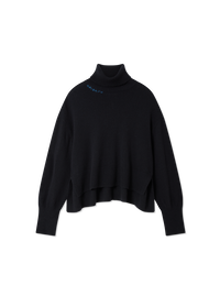 Maeve Turtleneck Boxy Fit Cropped Sweater