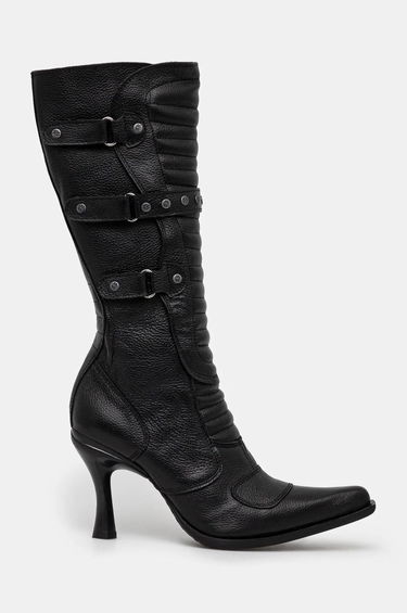 Tennarit ja kengät VETEMENTS Biker Boots With Buckles Musta | WA66BO110B, 1