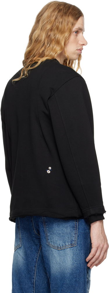 Huppari ADER ERROR Black Graphic Sweatshirt Musta | BN01FWSW0102BK, 2