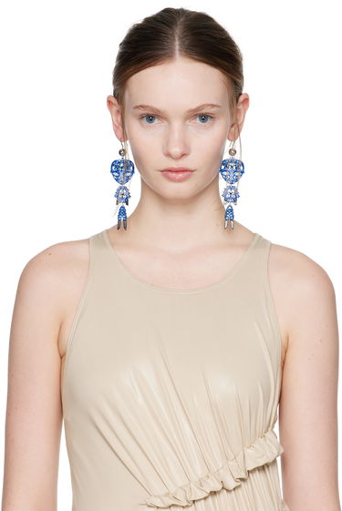 Korvakorut Tory Burch Tory Burch Alien Drop Earrings Sininen | 173637-400, 2
