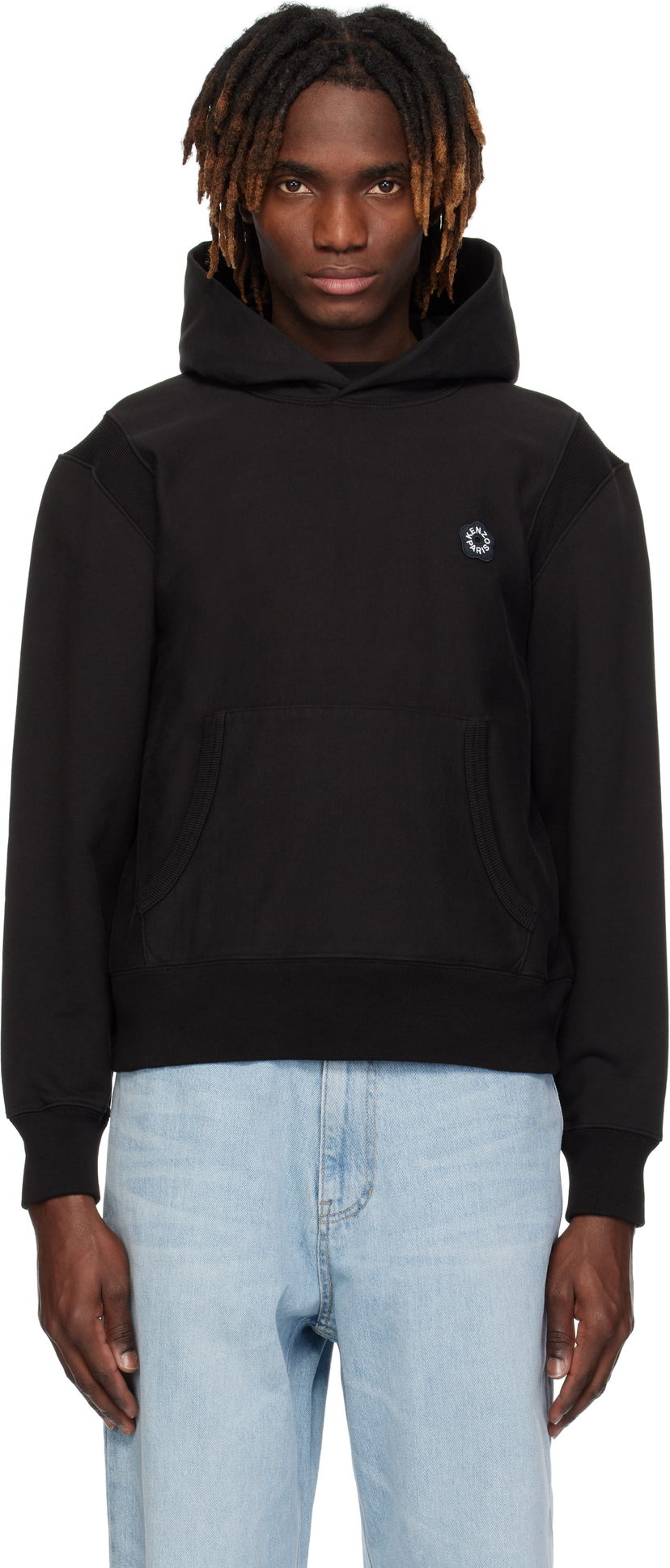 Huppari KENZO Kenzo Paris 'Boke Flower 2.0' Embroidered Hoodie Musta | FF55SW2554MC
