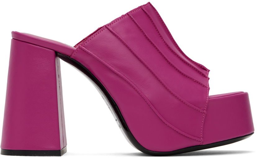 Mekko BY FAR BY FAR Brad Heeled Sandals Vaaleanpunainen | 23PFBRAMFCHNAP