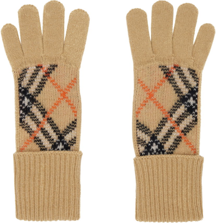 Käsineet Burberry Cashmere Blend Gloves Beige | 8098890