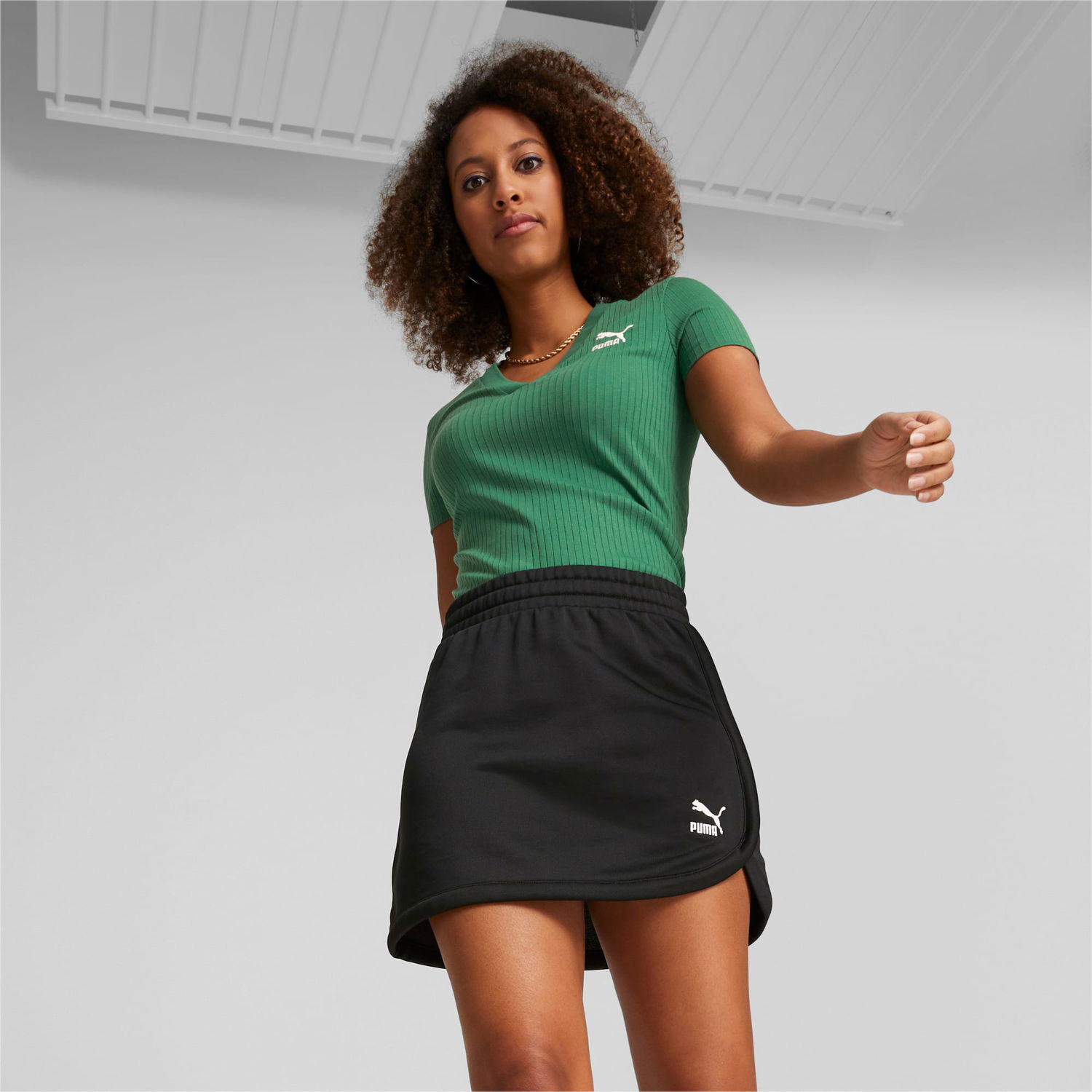 Hame Puma Classics A-Line Skirt Musta | 538061_01, 1