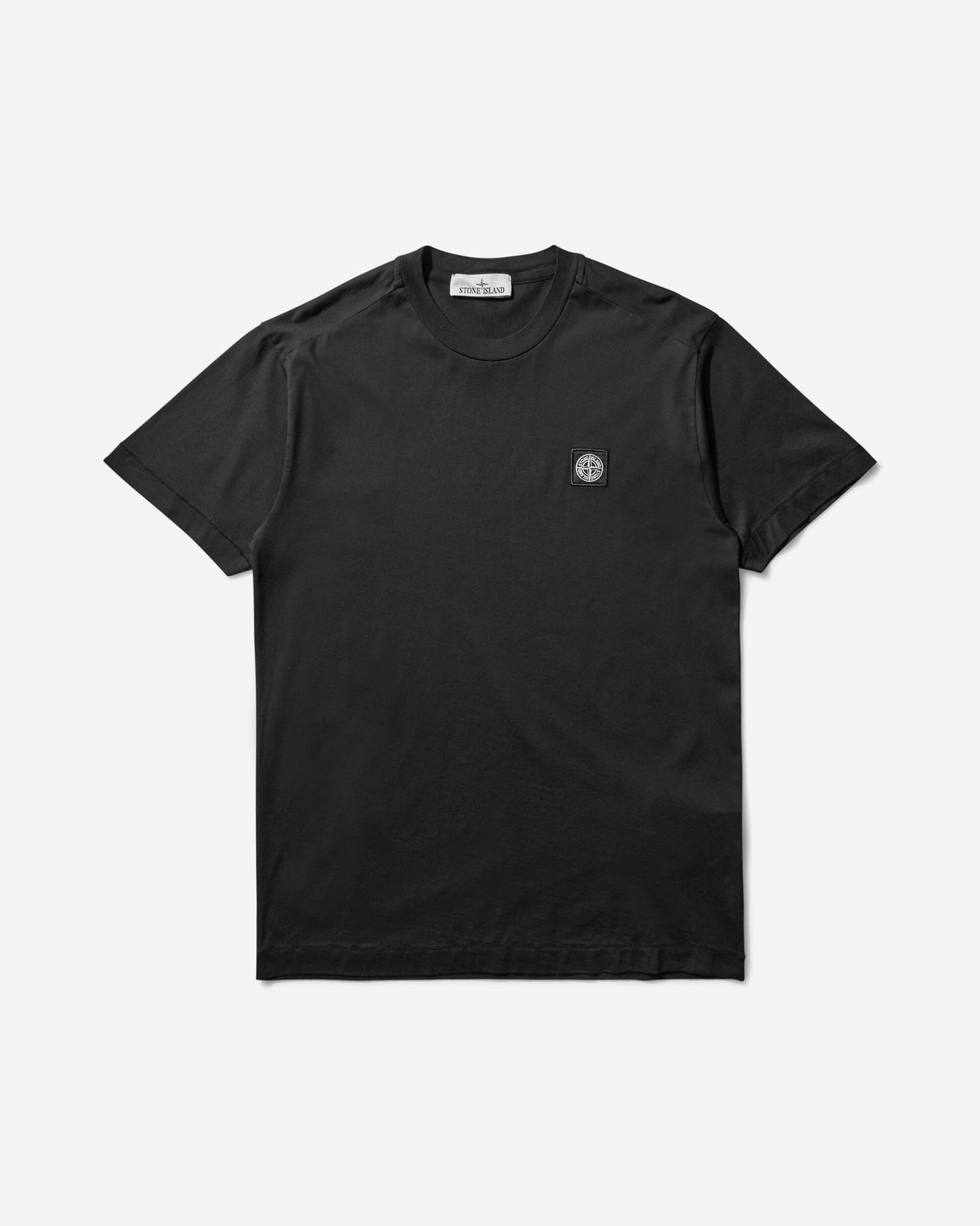 T-paita Stone Island Garment Dyed Logo Tee Musta | K2S15-2100027-S0013 V0029, 1