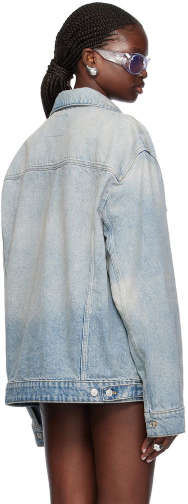 Takki Courrèges Cocoon Denim Jacket Sininen | 124DBL161DE0016, 2