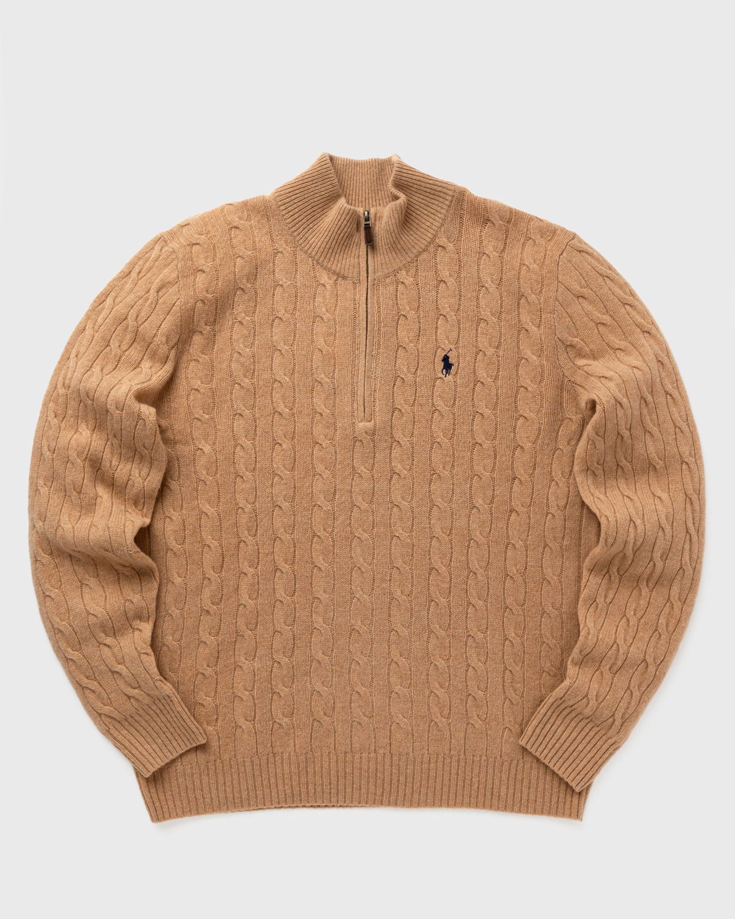 Villapaita Polo by Ralph Lauren LSCABLEHZPP-LONG SLEEVE-PULLOVER Zippers & Cardigans Ruskea | 710876766006, 0