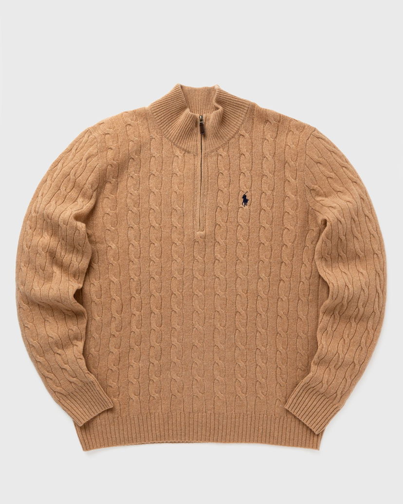 Villapaita Polo by Ralph Lauren LSCABLEHZPP-LONG SLEEVE-PULLOVER Zippers & Cardigans Ruskea | 710876766006