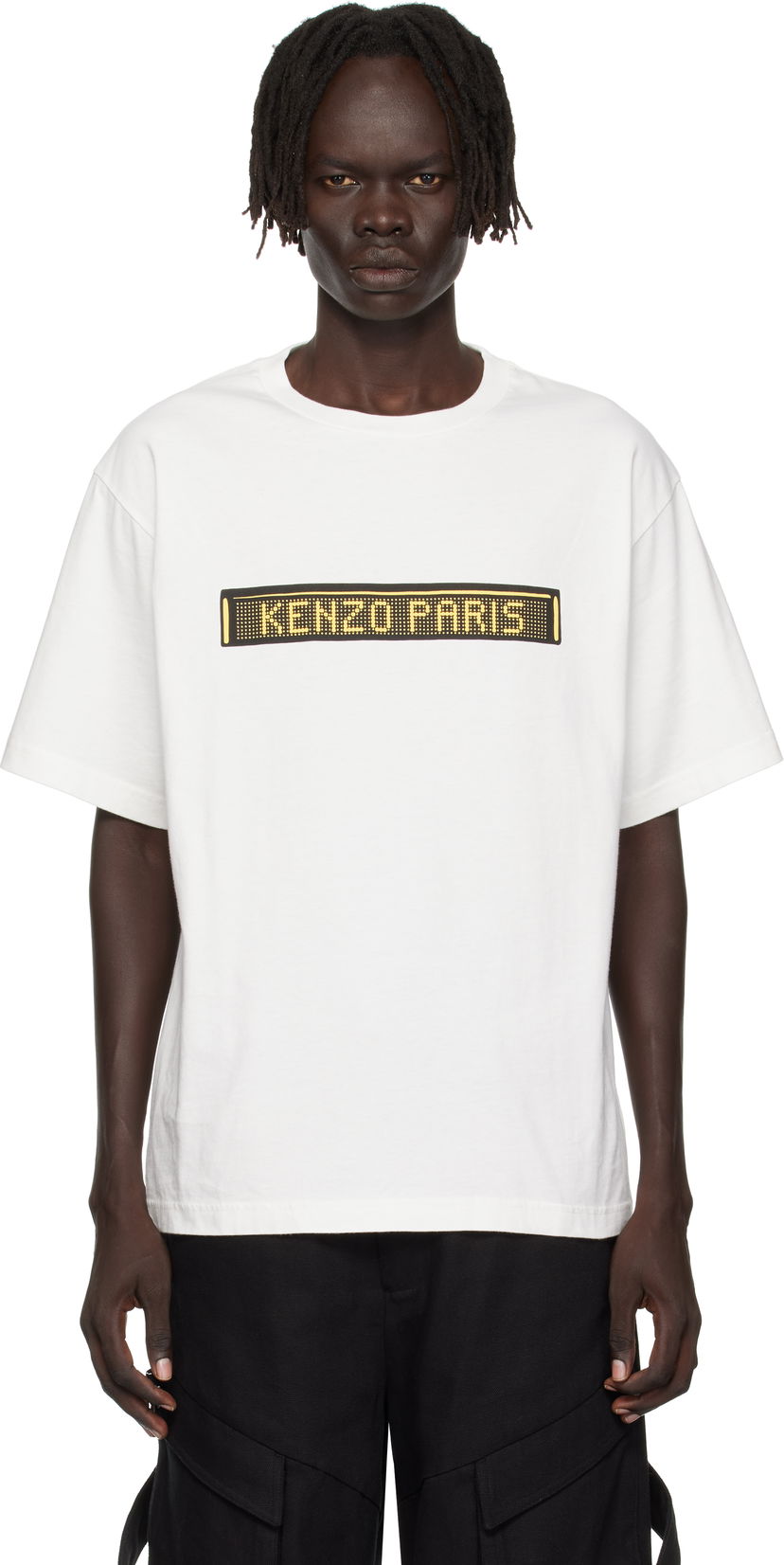 T-paita KENZO Kenzo 'KENZO City' Oversized T-Shirt Valkoinen | FF65TS4524SG