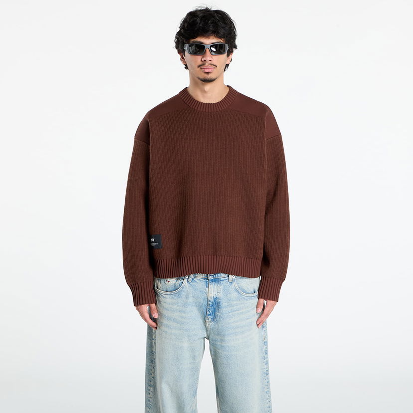 Villapaita Y-3 Y-3 Padded UT Crew Sweater Ruskea | KD2560
