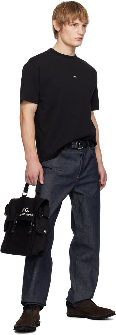 Olkalaukku A.P.C. A.P.C. Besace Recuperation Canvas Bag Musta | CODBM.H61930, 4