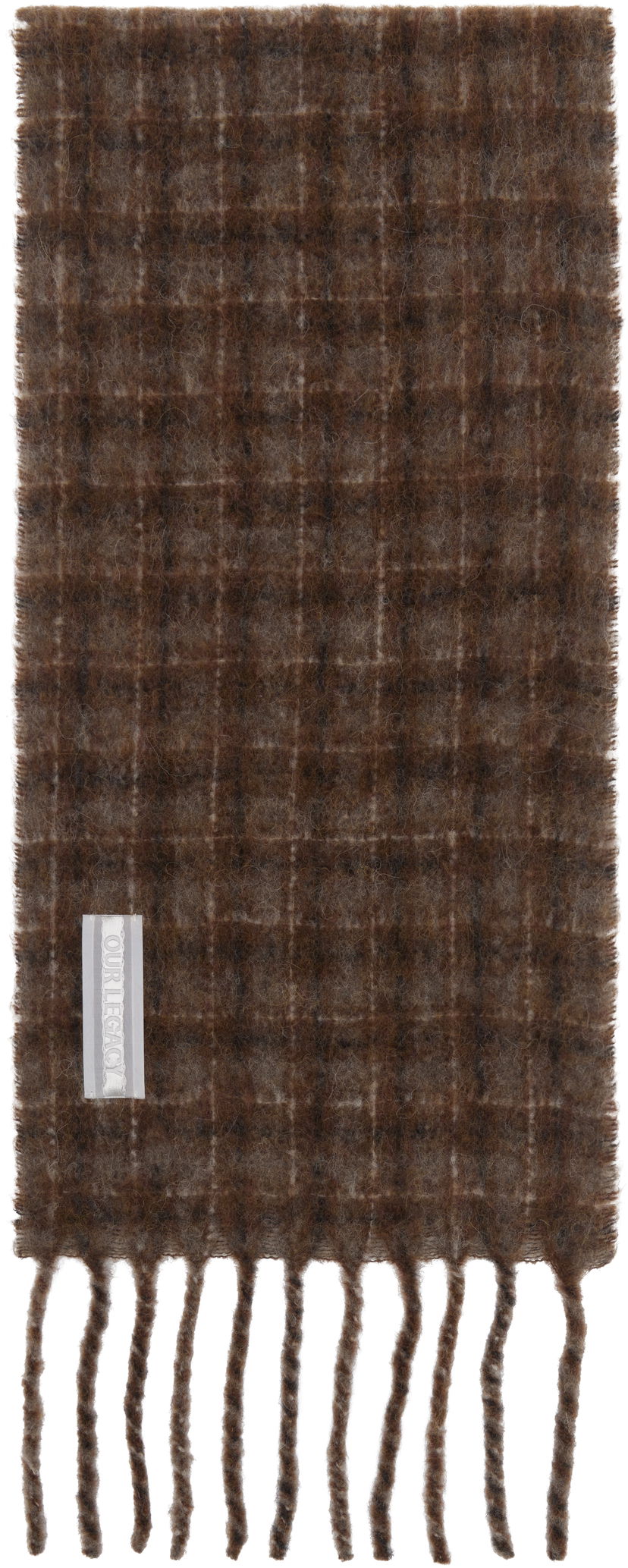 Huivi OUR LEGACY Our Legacy Estate Checked Scarf Ruskea | A4258EBF