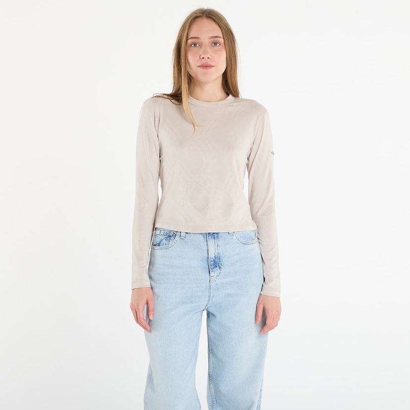 Huppari Columbia Columbia Granite Point™ Long Sleeve Crew Sweatshirt Beige | 2135401278