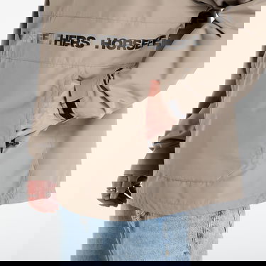 Tuulitakki Horsefeathers Gordie Hooded Anorak Jacket Beige | OM322G, 2