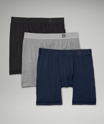 Nyrkkeilijät lululemon Always In Motion Boxer Briefs, 3 Pack, 7" Inseam Tummansininen | prod10980022, 4