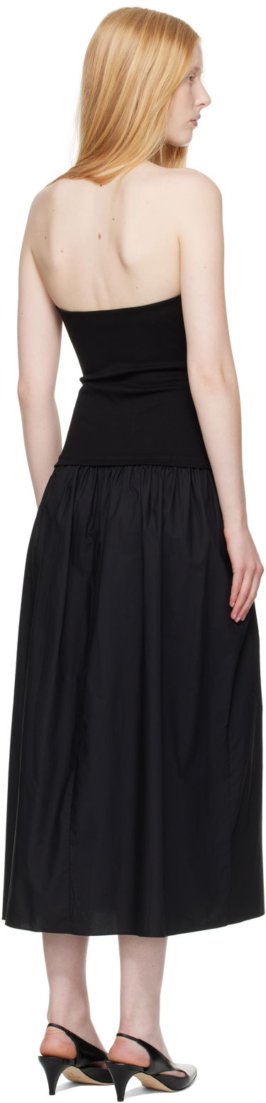 Mekko rag & bone rag & bone Irina Mixed-Media Midi Dress Musta | WAC25P3017D817, 2