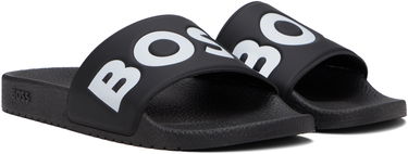Tennarit ja kengät BOSS Large Logo Detail Pool Slides Musta | 50536835, 3