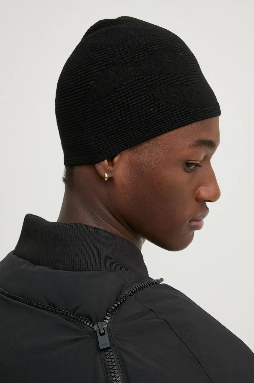 Pipo HELIOT EMIL Thin Knit Beanie Musta | AW24.16.108.BLK01, 1