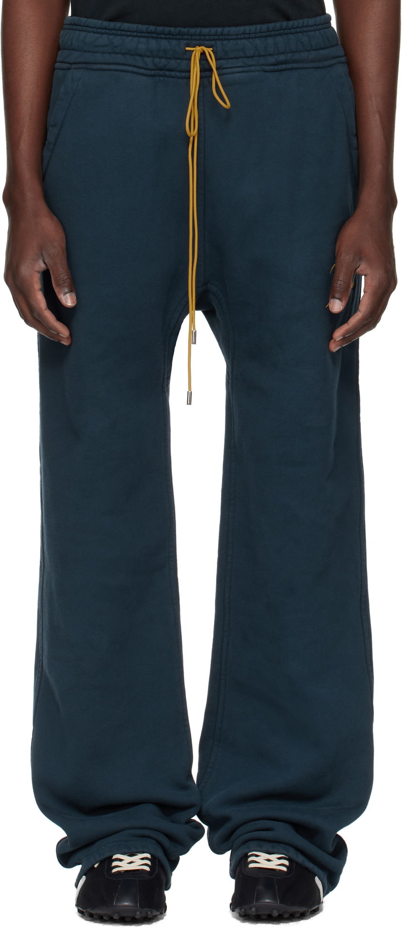 Verryttelyhousut Rhude Rhude Classic Sweatpants Tummansininen | RHPF25PA01012