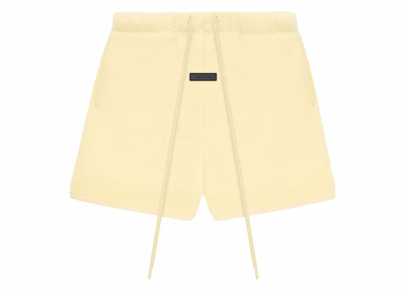 Shortsit Fear of God Essentials Polar Fleece Short Garden Yellow Beige | 160SP244261F