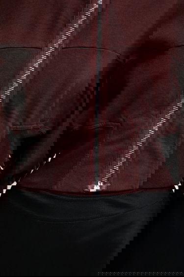 Huppari Rick Owens Rick Owens DRKSHDW Collage Gimp Hoodie Burgundia | DS02E7233.RIG, 3