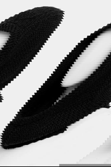 Pipo UGG UGG Cable Knit Balaclava Musta | 102740-BLK, 3