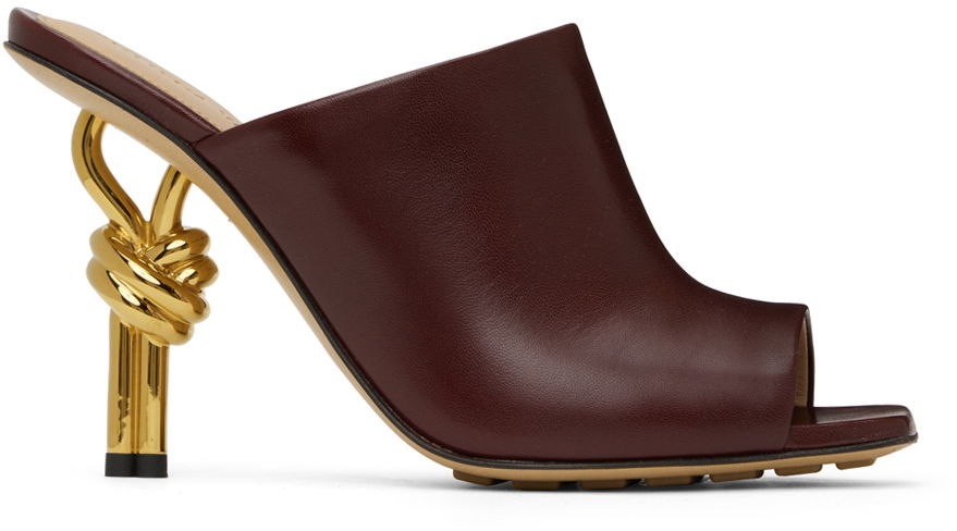 Tennarit ja kengät Bottega Veneta Knot Mules "Brown" Ruskea | 740589 VBSF0, 0