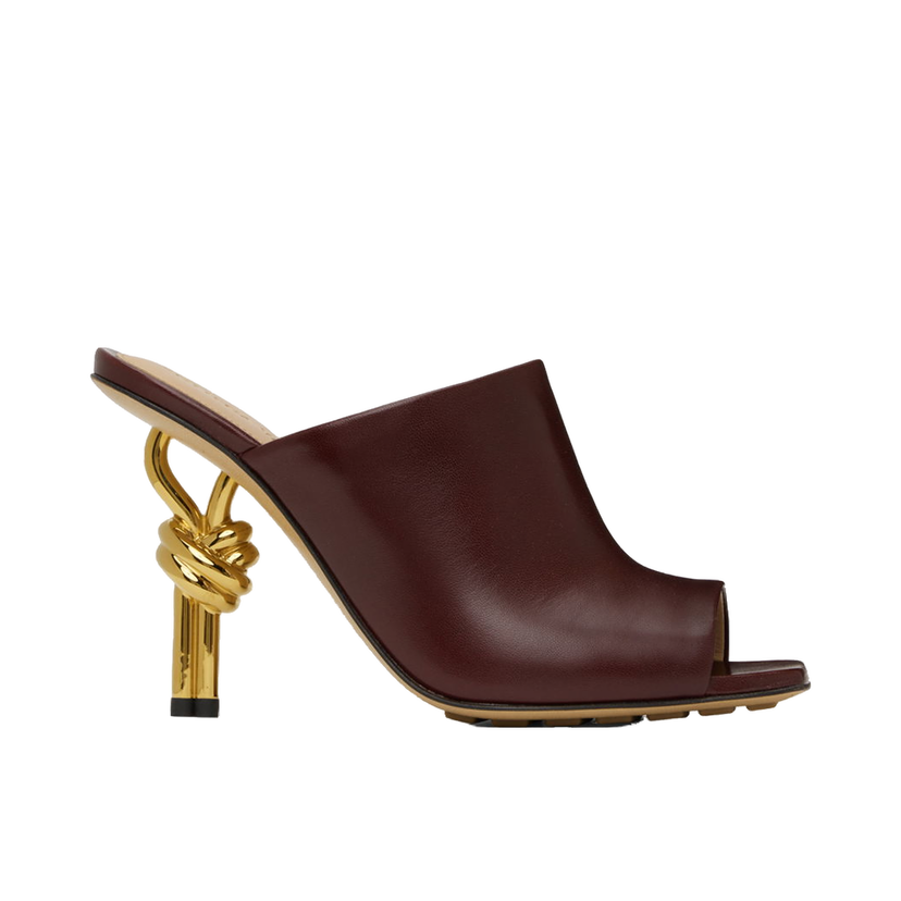 Tennarit ja kengät Bottega Veneta Knot Mules "Brown" Ruskea | 740589 VBSF0
