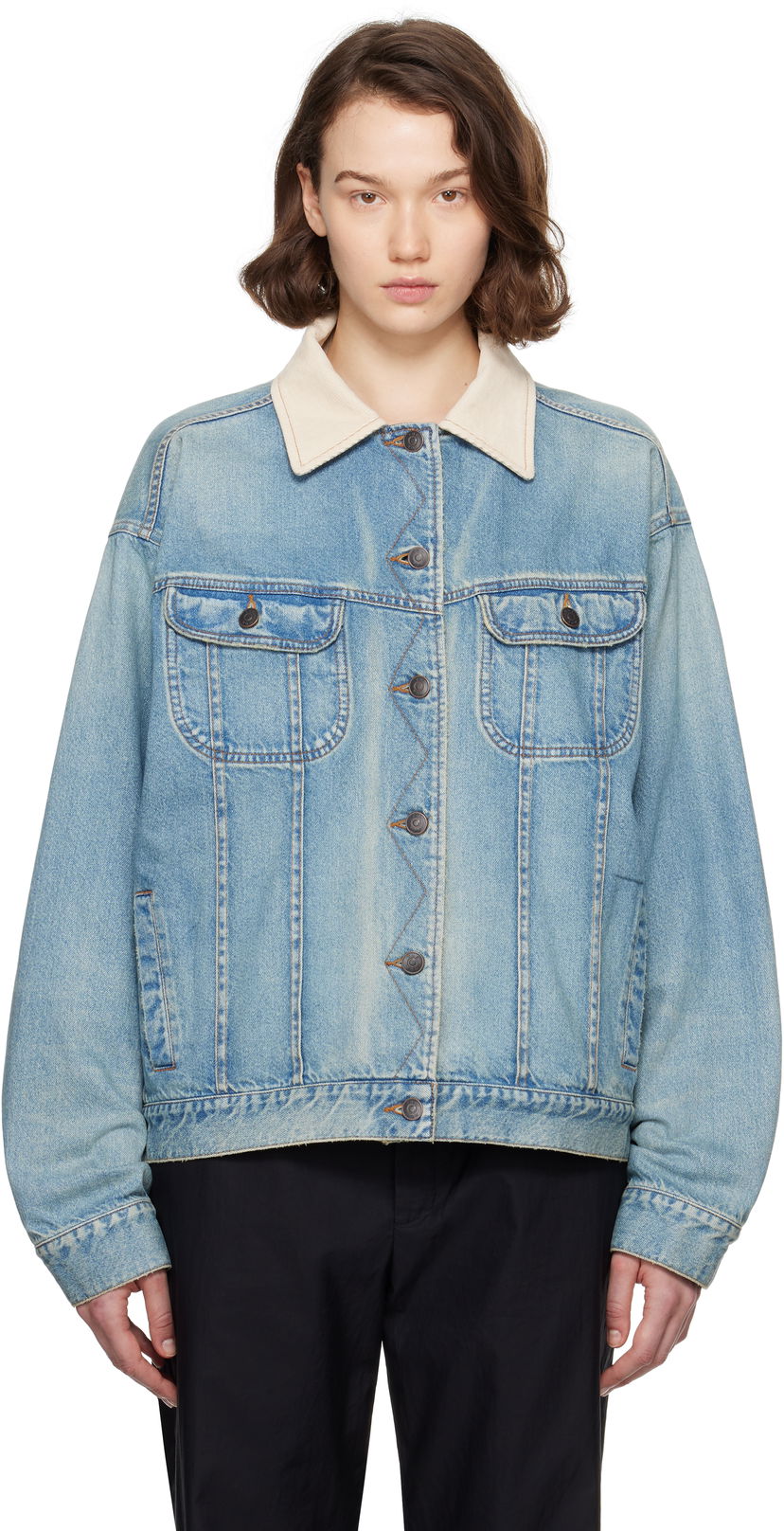 Takki The Row The Row Jorelle Denim Jacket Sininen | 8938-W3932