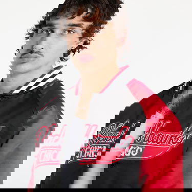 Bomber-takki Mitchell & Ness Mitchell & Ness NHL Blackhawks Double Clutch Satin Jacket Punainen | JK9196-CBHBKSC, 1