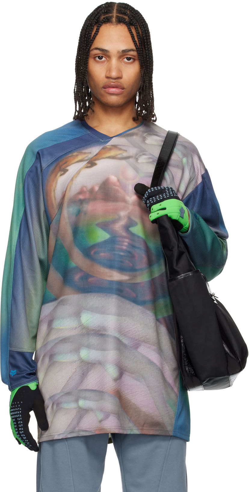 Jersey KIKO KOSTADINOV Kiko Kostadinov Fox Racing Edition Printed Tunic T-Shirt Monivärinen | 36888-564